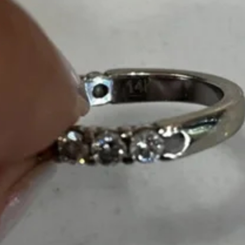 14k Diamond ring band